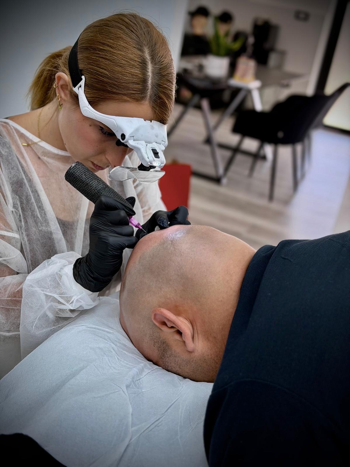 Tricopigmentazione, foto del lavoro 2